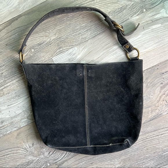 Black Suede Purse - Picture 2 of 11